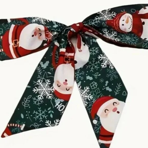 Two Santa twillys/scarf NEW - Picture 3 of 3